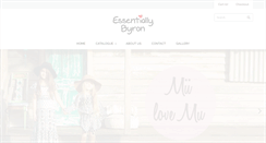 Desktop Screenshot of essentiallybyron.com